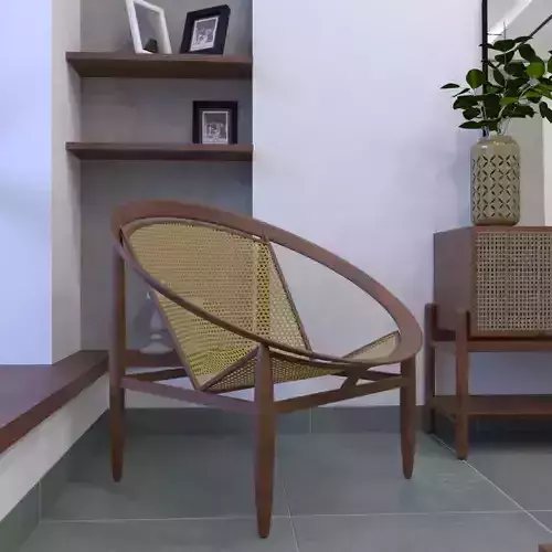 Round Arm Chair