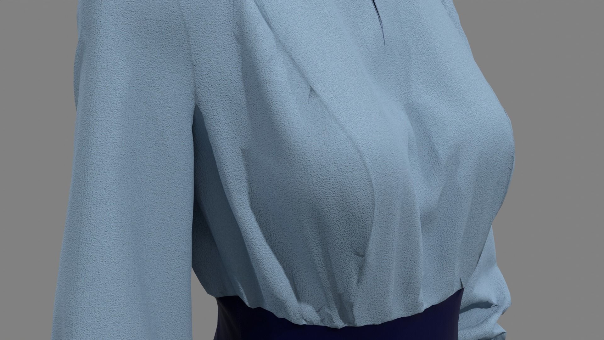 Smart Casual Dress 3D model_13