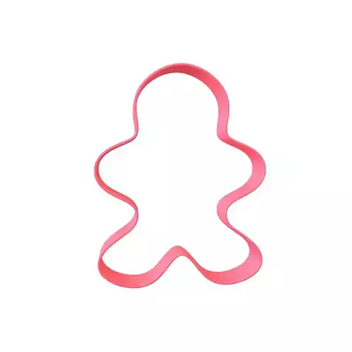 Gingerbread Man Cookie Cutter v1 003