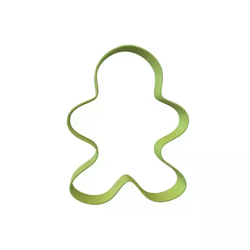 Gingerbread Man Cookie Cutter v1 006