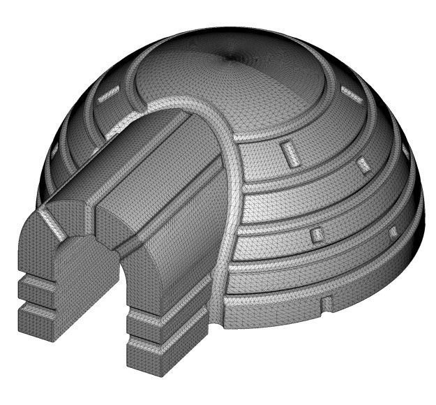 Baby Igloo House 3D model_4
