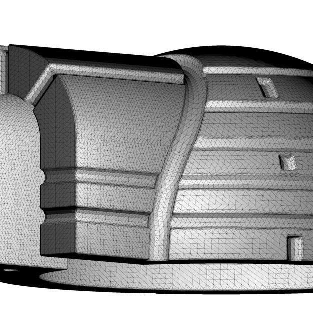 Baby Igloo House 3D model_5