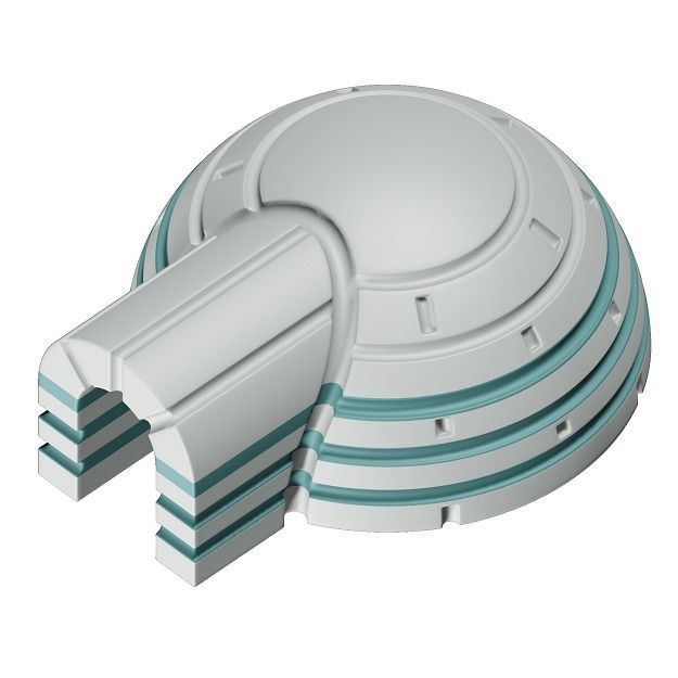 Baby Igloo House 3D model_1