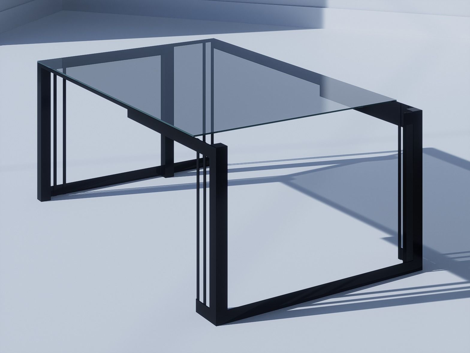 MG ShadowBox Modern Coffee Table 3D model_4
