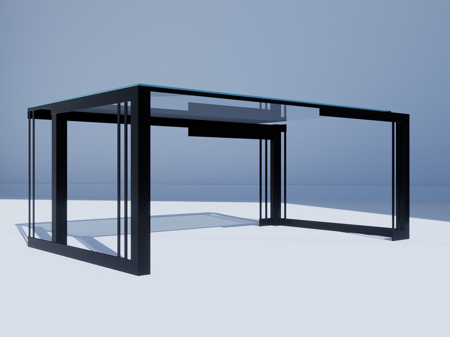 MG ShadowBox Modern Coffee Table 3D model_3