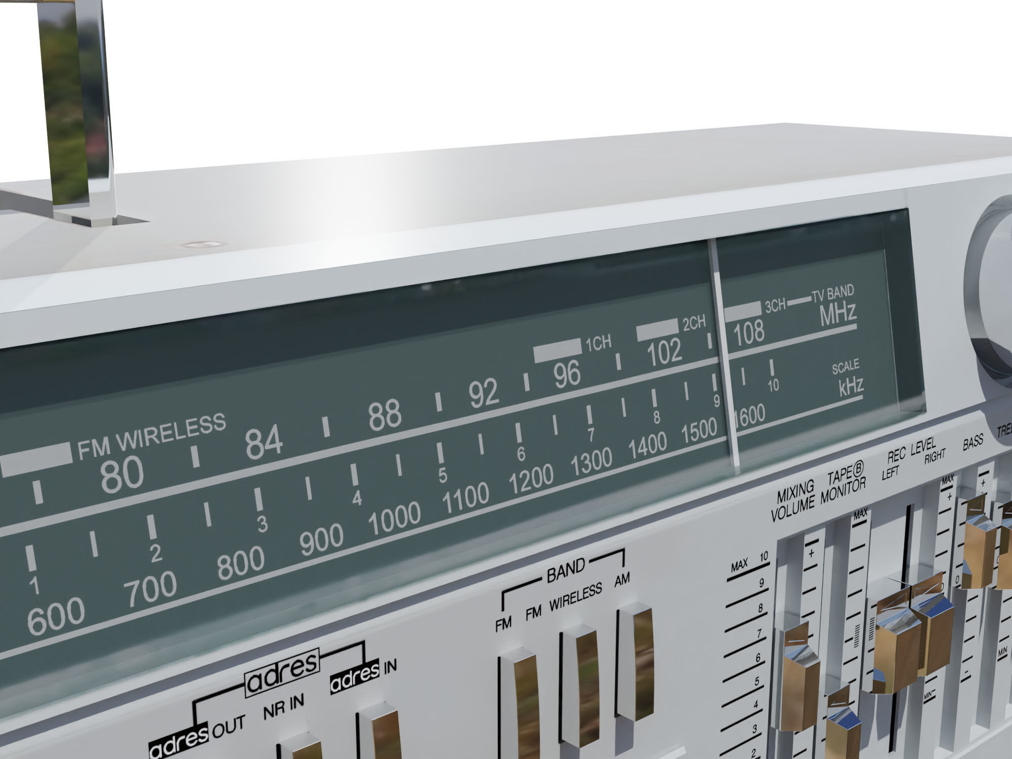 Retro Boom Box Ghetto Blaster Pack  3D model_23