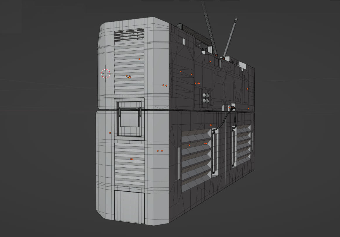 Retro Boom Box Ghetto Blaster Pack  3D model_28