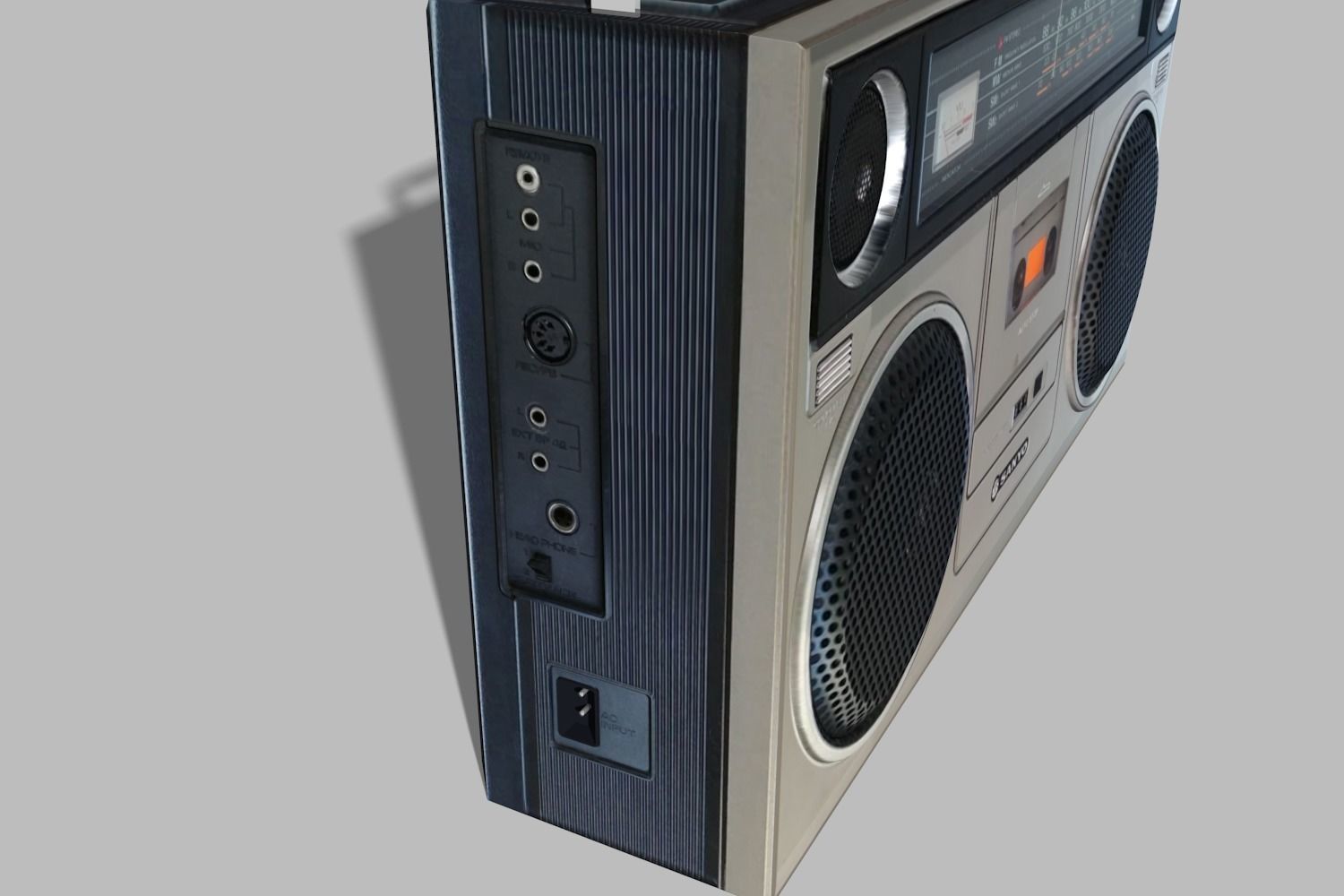 Retro Boom Box Ghetto Blaster Pack  3D model_62
