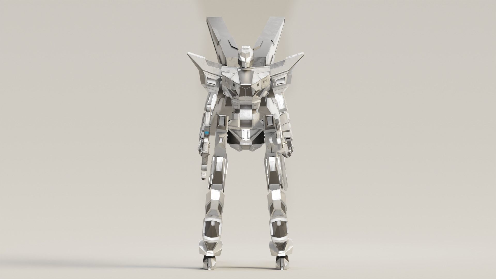 Mecha Trident 3D model_5