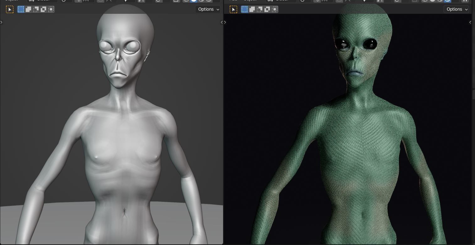 Realistic Alien 3D model_14