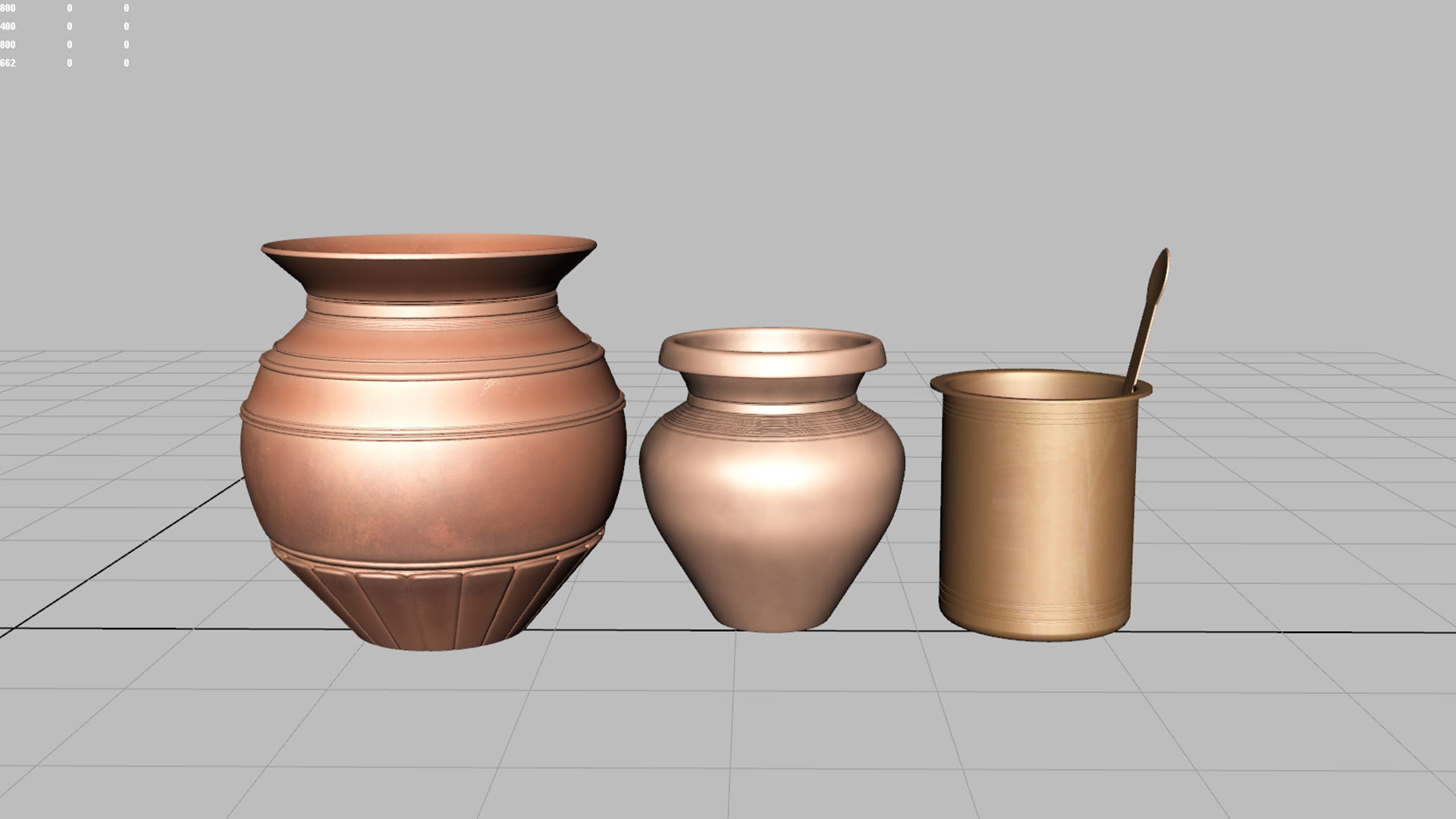 pooja props  3D model_14