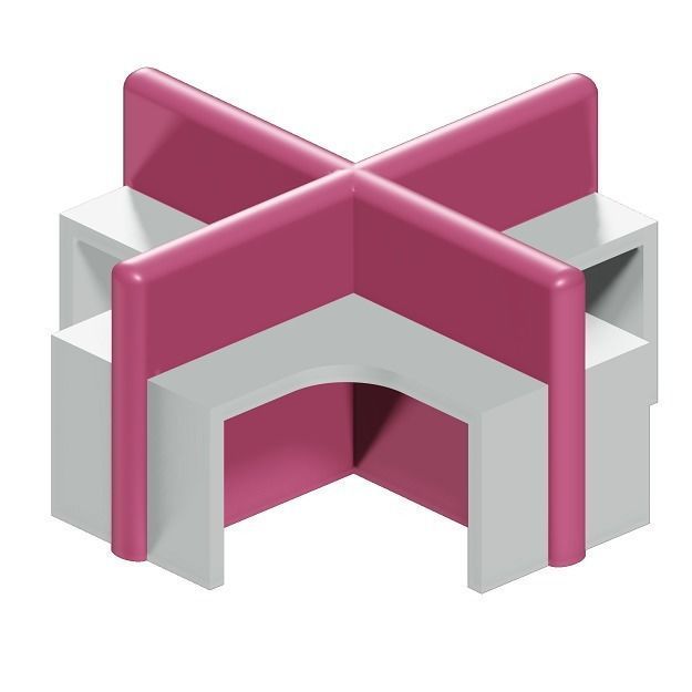 Modular Workstation Toy 3D model_1