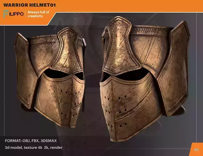 warrior helmet 01