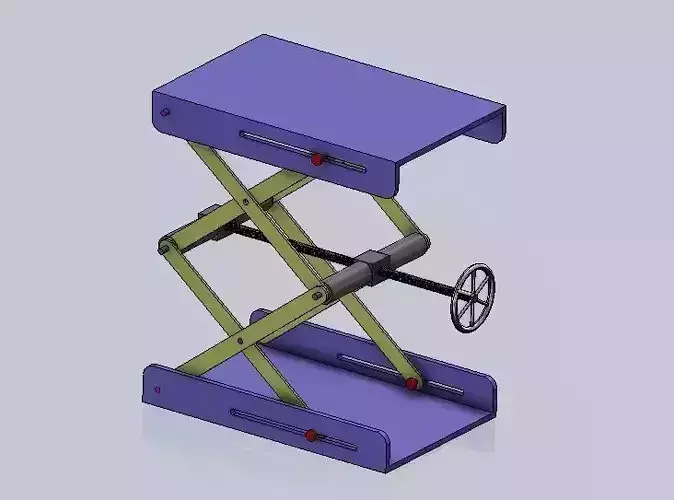 lift table mechanism 3D model