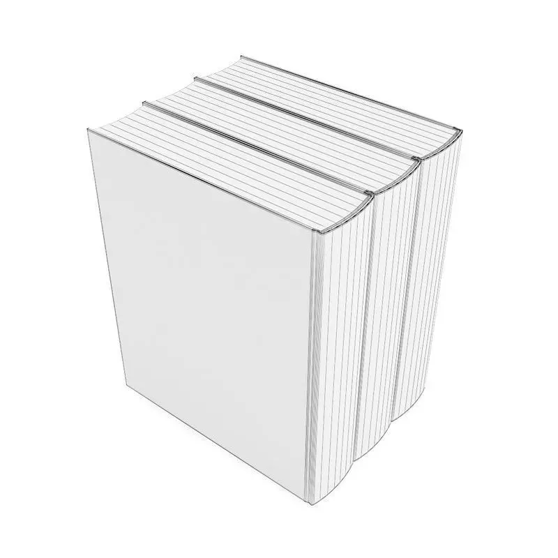 Books Set complete series of 3D model