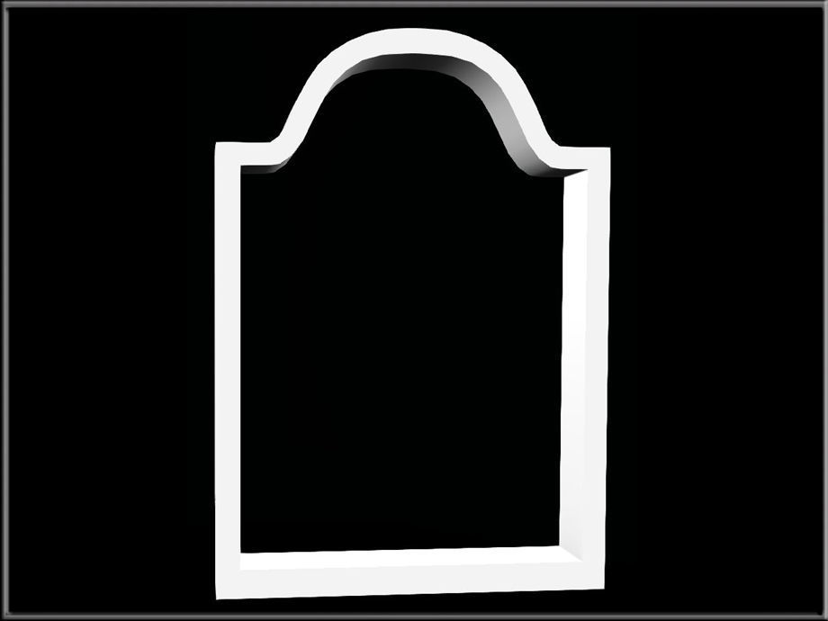 Trefoil arch 04 Low-poly 3D model_3