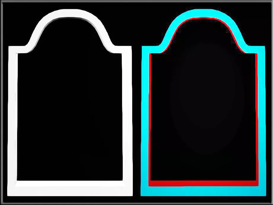 Trefoil arch 04 Low-poly 3D model_0