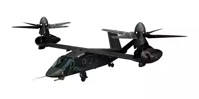 Bell V-280 Valor Low-poly 3D model