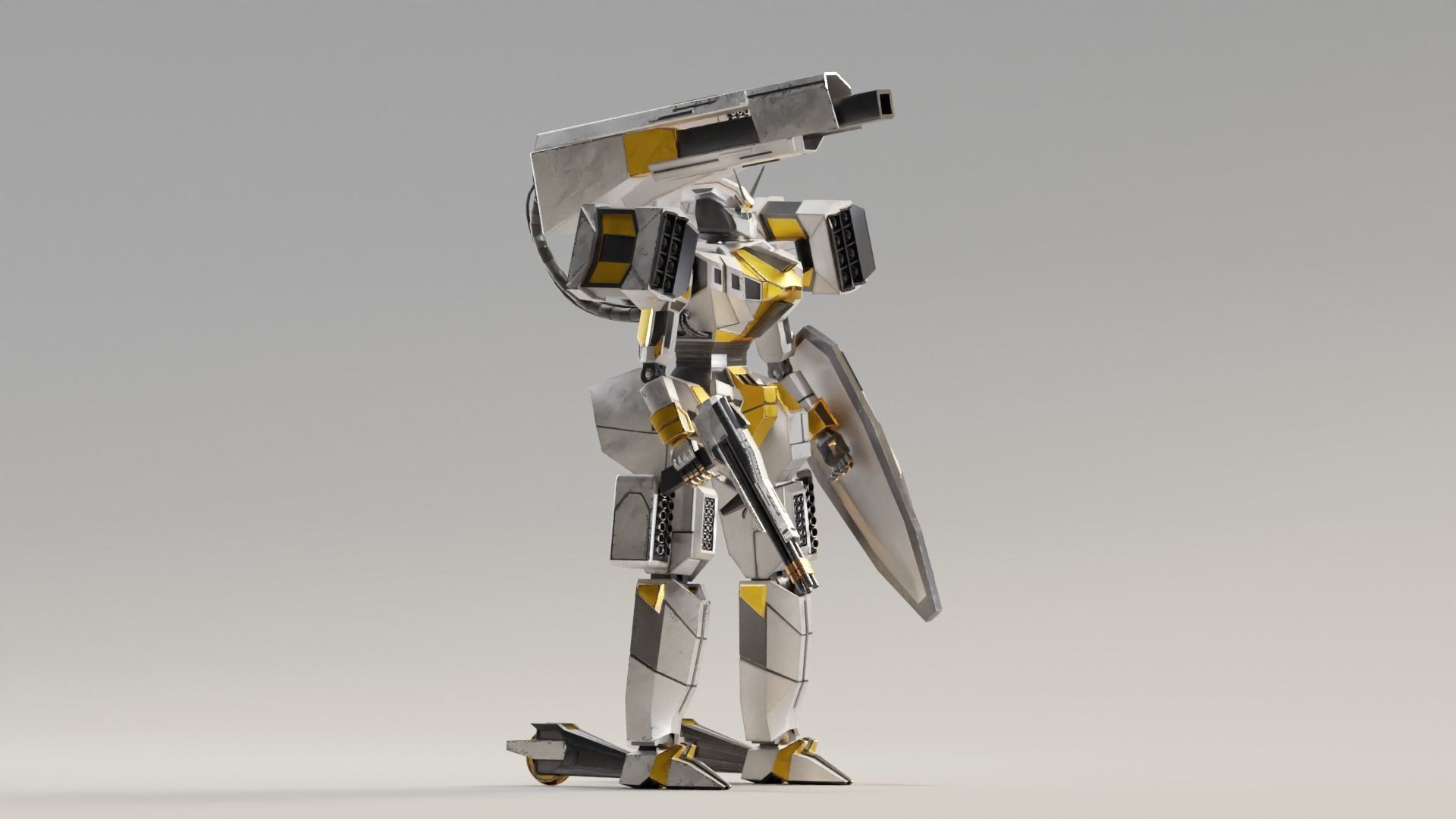 Mecha Arion 3D model_2