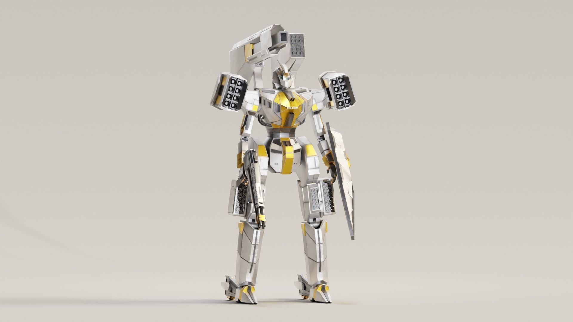 Mecha Arion 3D model_3