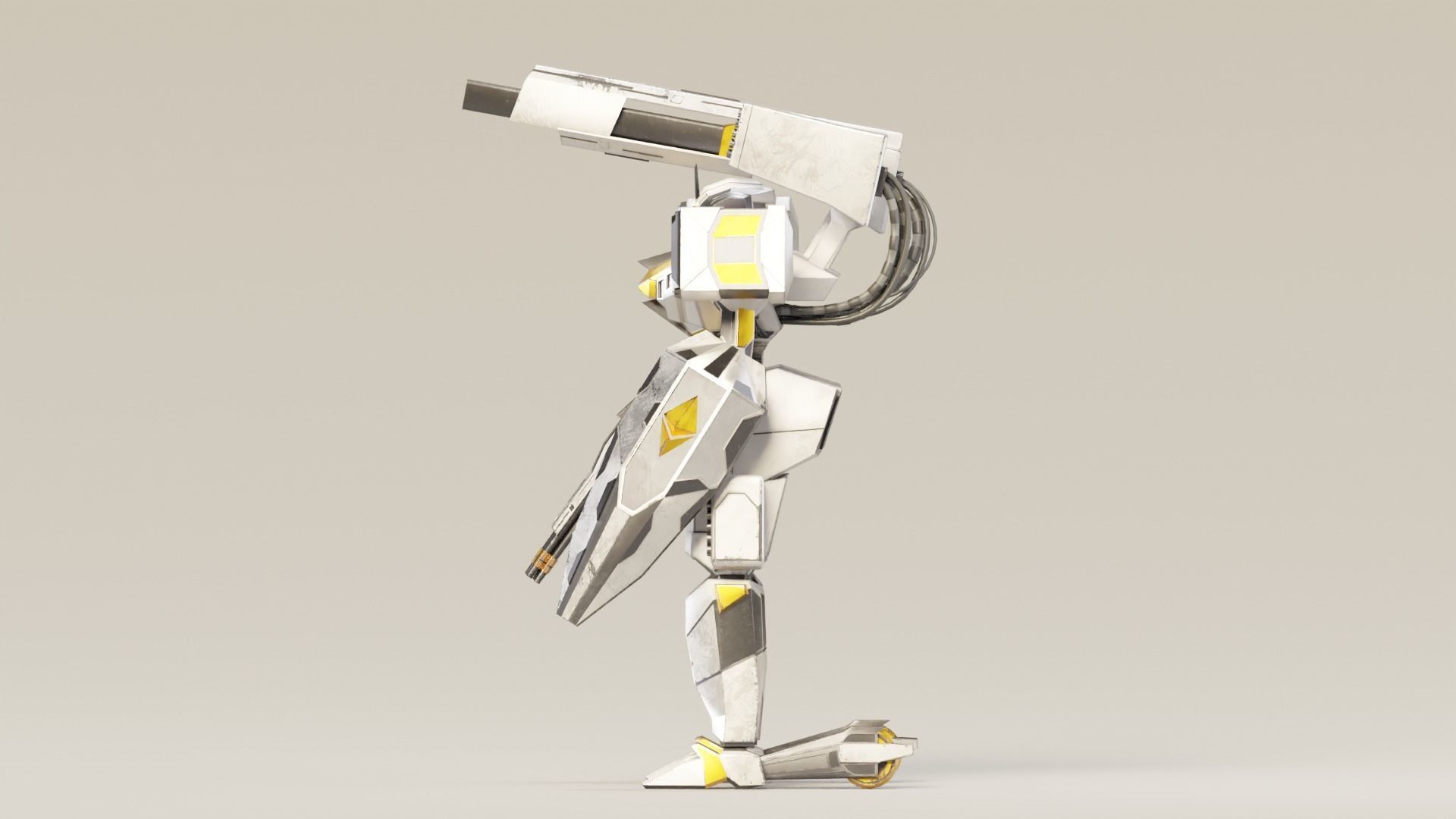 Mecha Arion 3D model_10