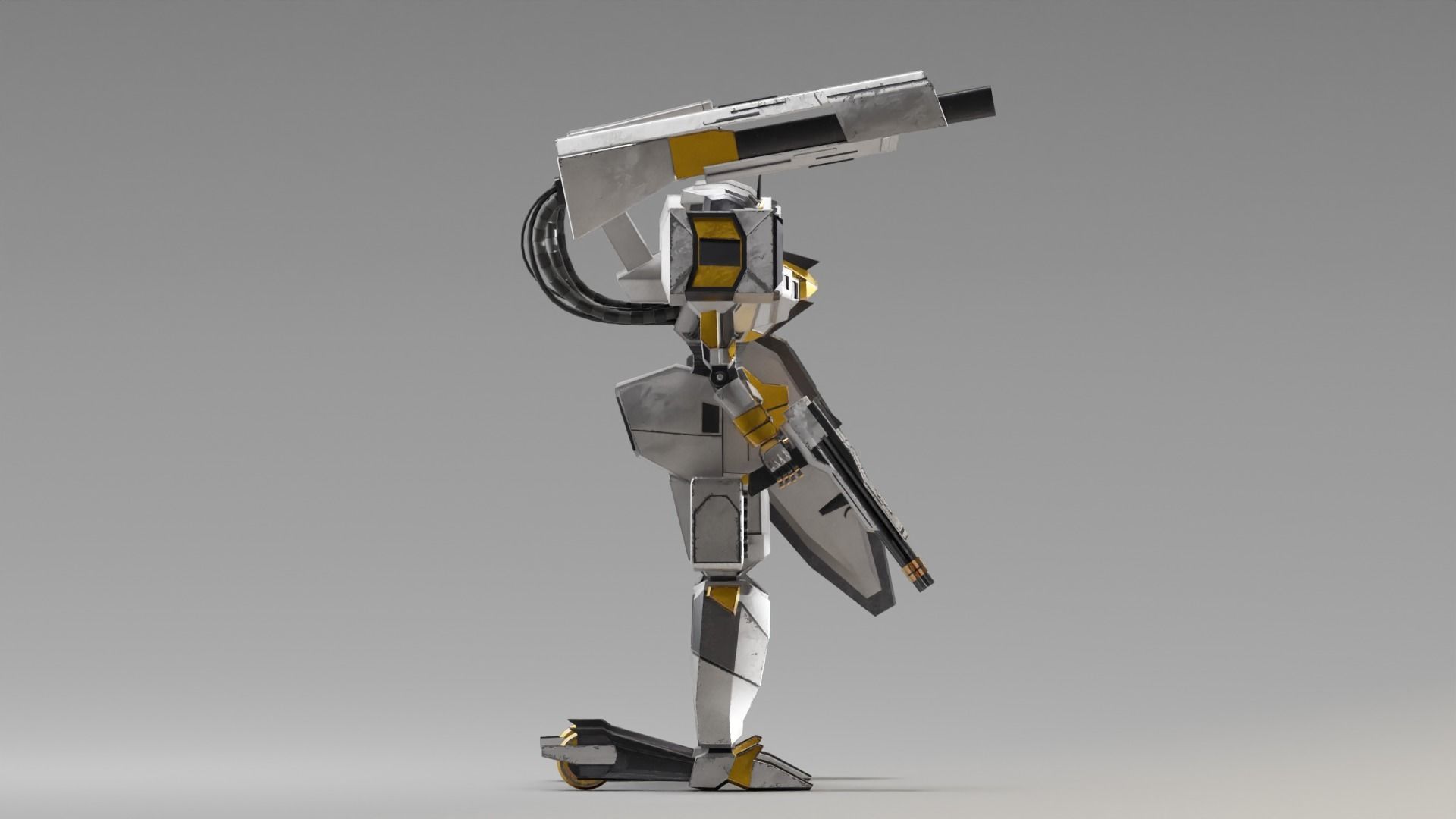 Mecha Arion 3D model_4