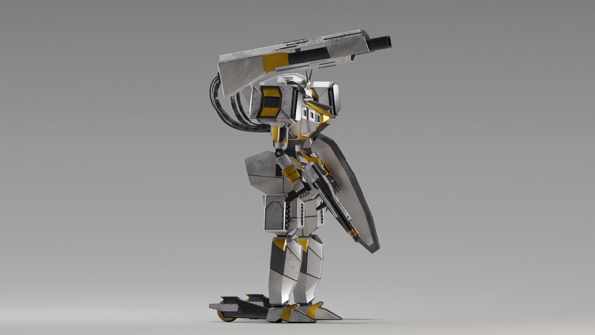 Mecha Arion 3D model_9