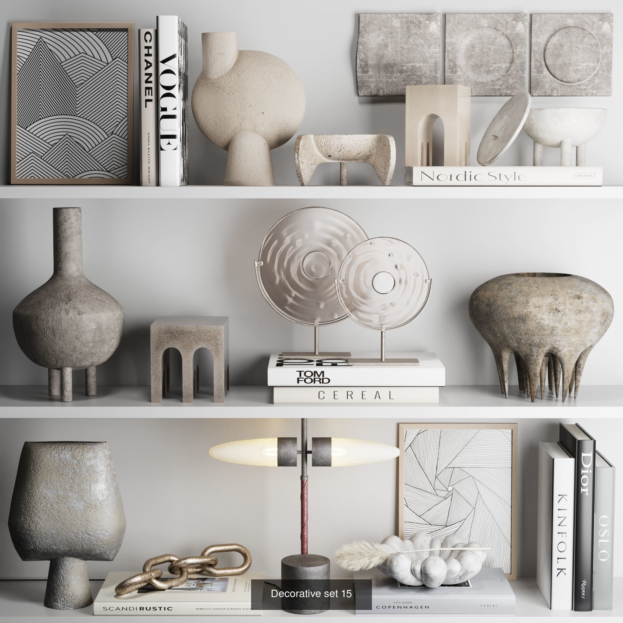 Collection Decorative Sets  More Than 200 New Objects  9Models _1