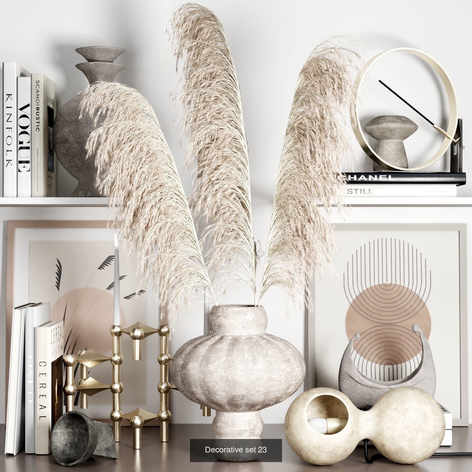 Collection Decorative Sets  More Than 200 New Objects  9Models _9