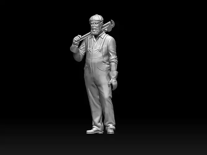 MECHANIC railroad 3D print model