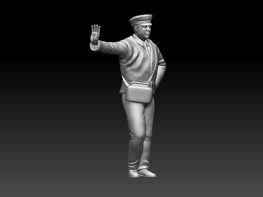 STAFF RAILROAD 3D print model_1