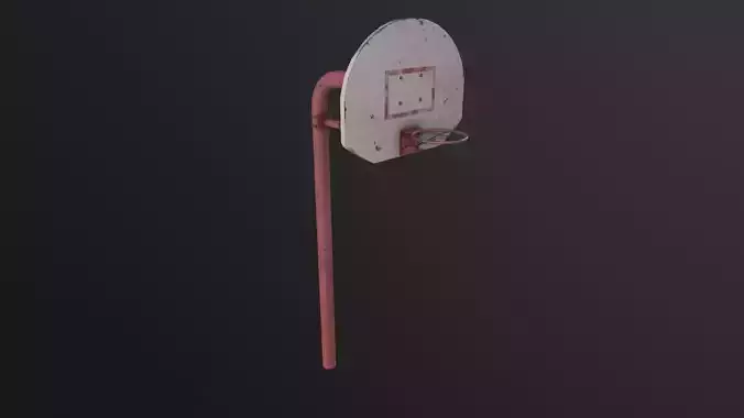 Basketball hoop 3D Model Low-poly 3D model