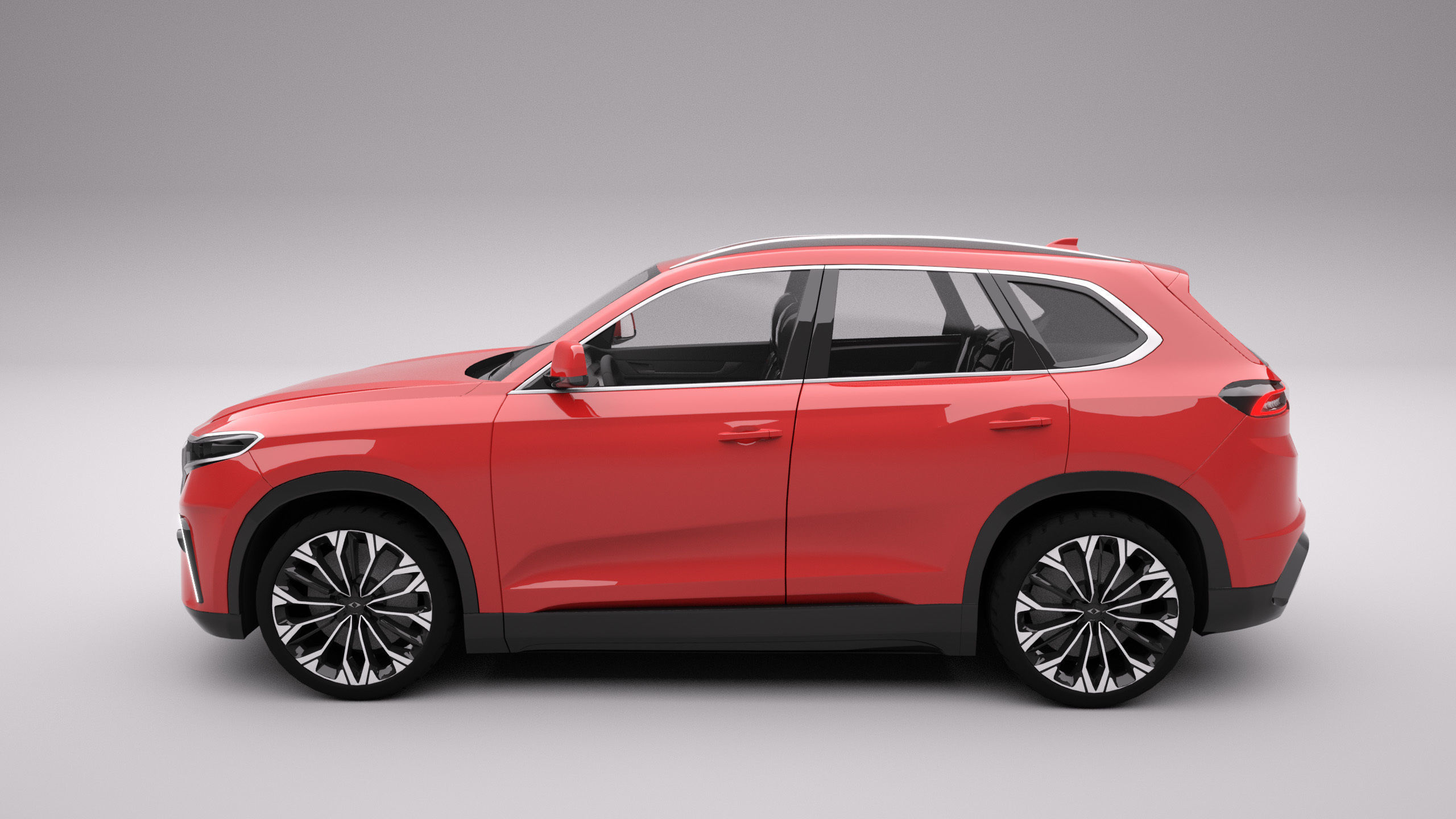 TOGG T10X Low-poly 3D model_1