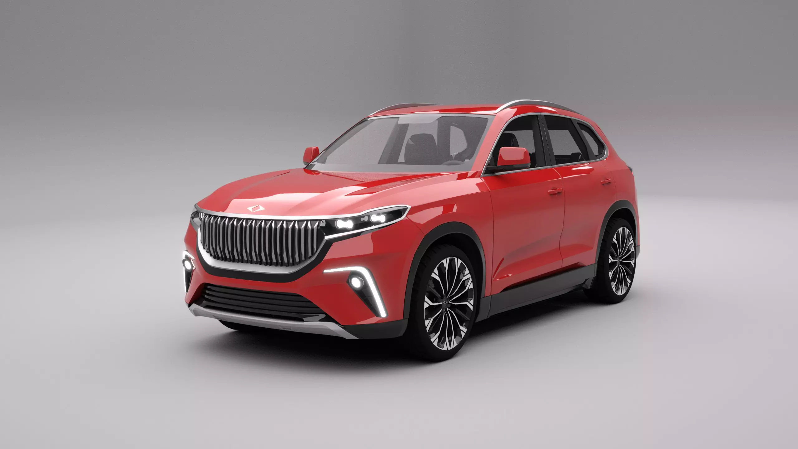 TOGG T10X Low-poly 3D model_0