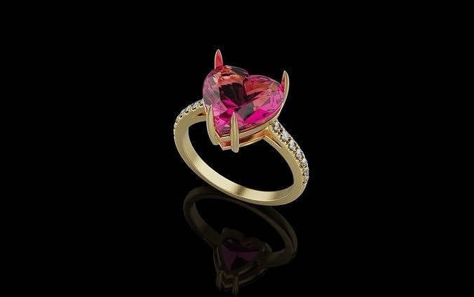 Rings womens  Free 3D print model