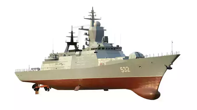 20380 Steregushchiy class corvette  3D model