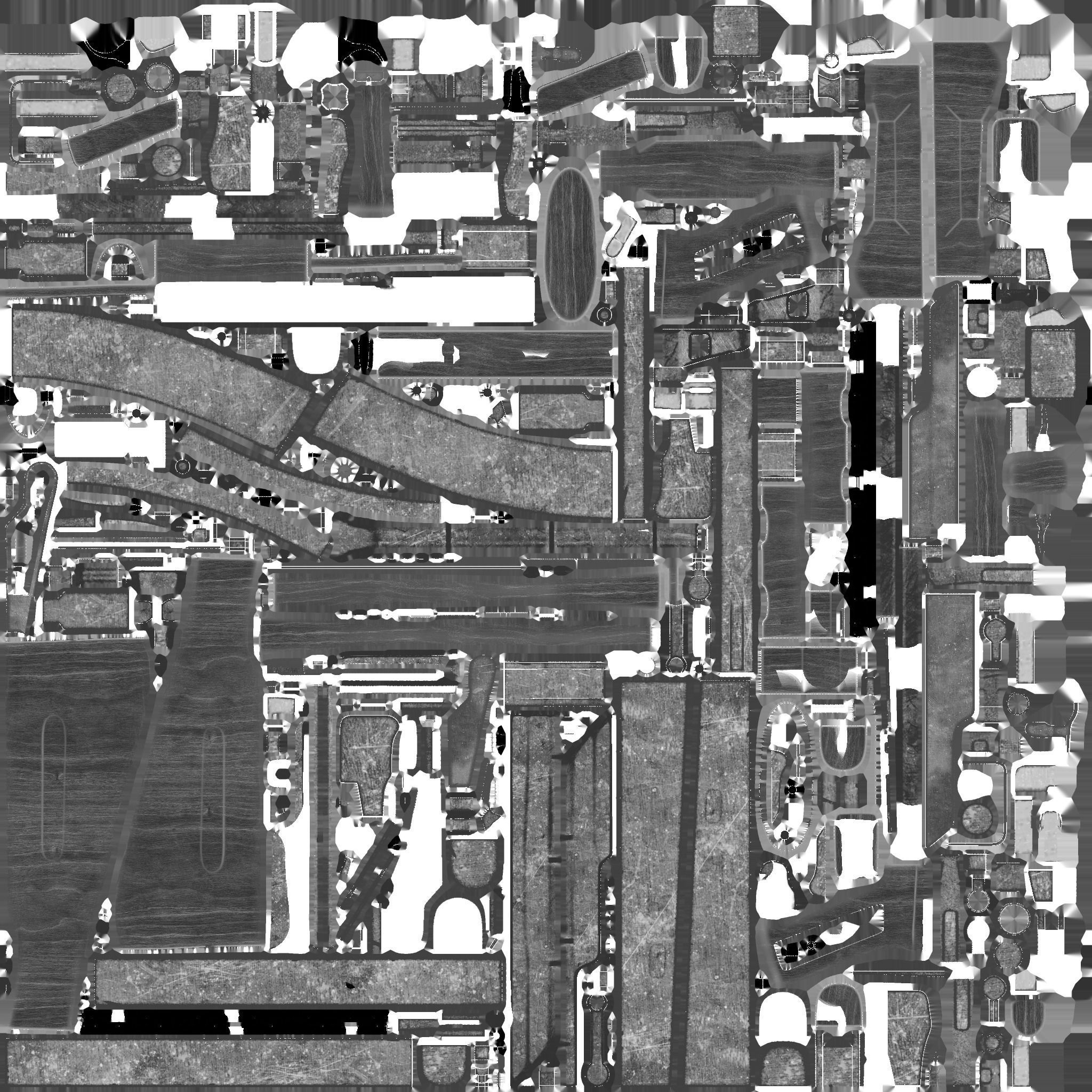 old house scene model-with lighting Free 3D model_1