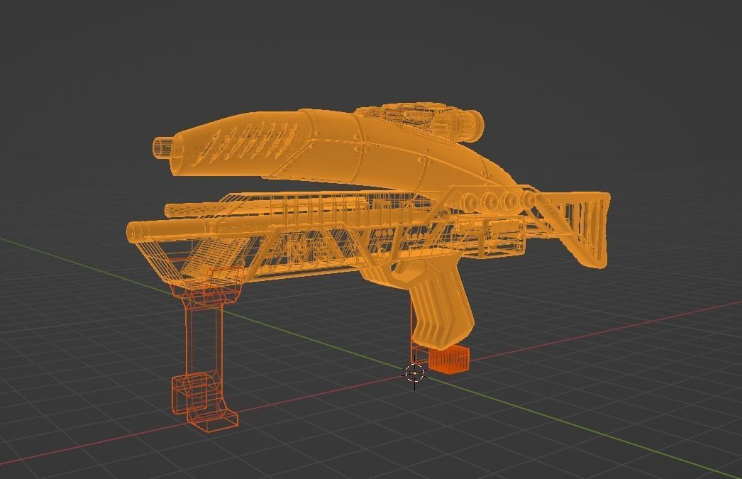 Mm8 Rifel Mass Effect M8 Avenger assault rifle 3D model | CGTrader