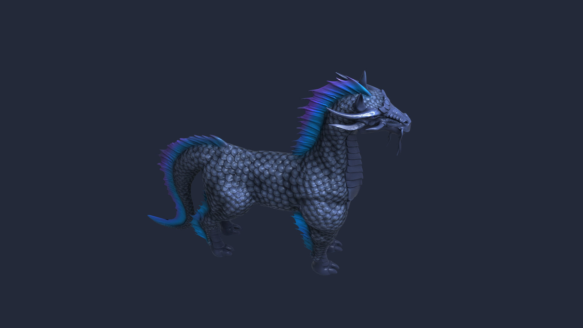 Horse Fairytale 3D Model 3D model_5