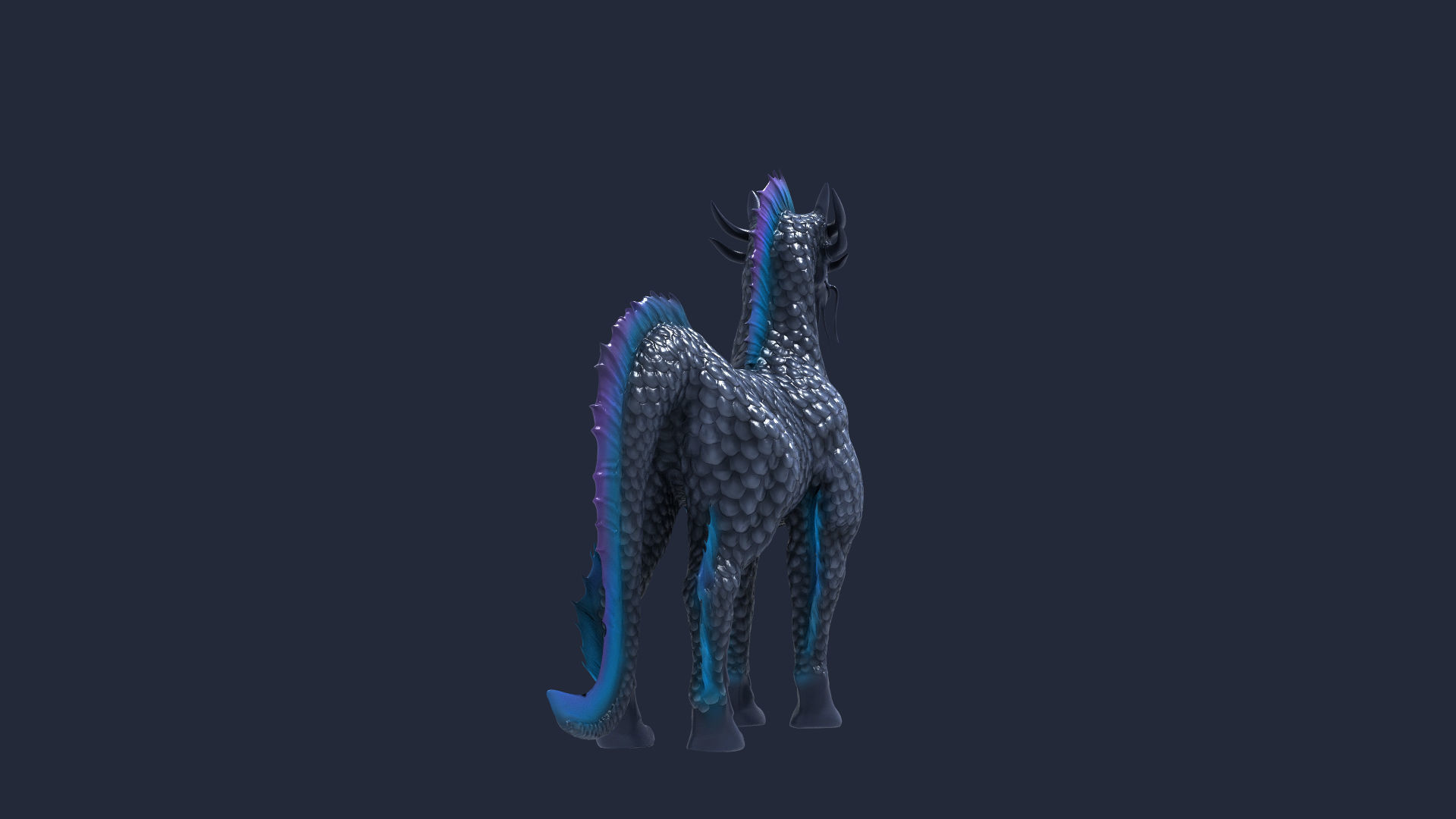 Horse Fairytale 3D Model 3D model_4