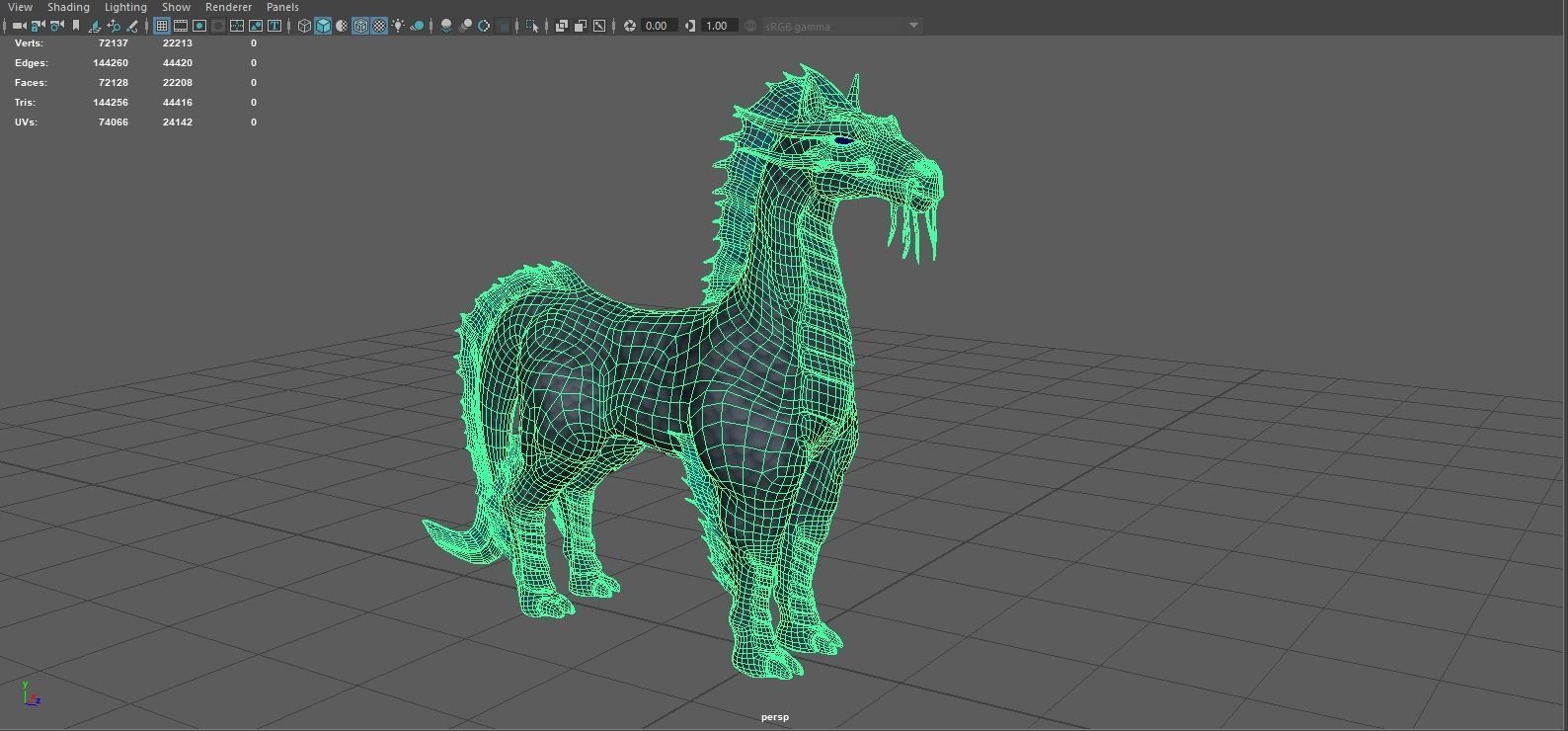 Horse Fairytale 3D Model 3D model_13