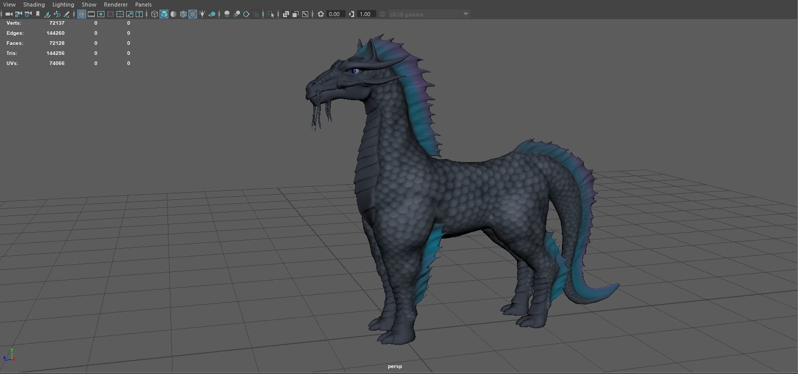 Horse Fairytale 3D Model 3D model_14