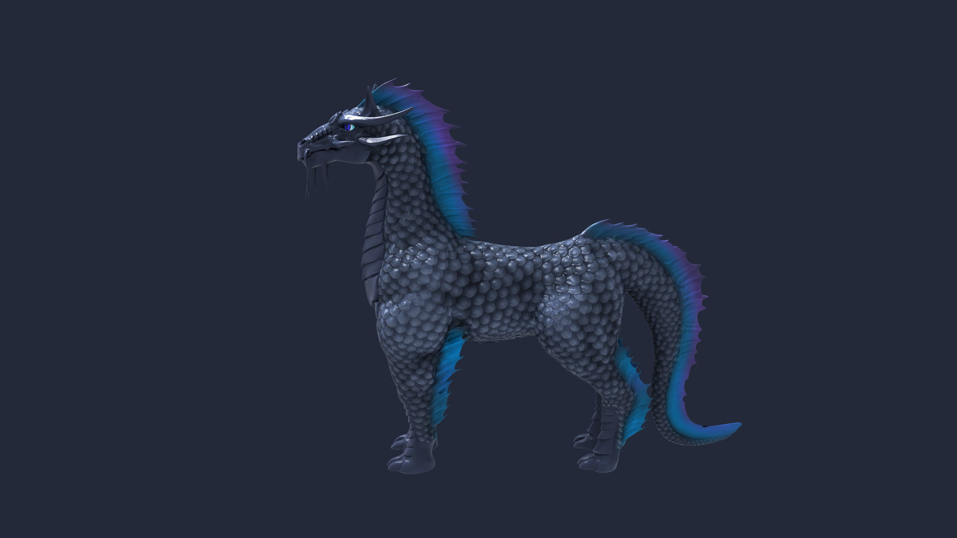 Horse Fairytale 3D Model 3D model_3