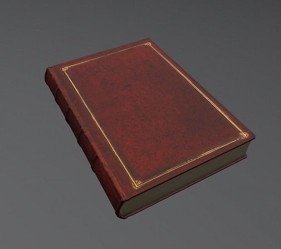 3D Books Low-poly 3D model