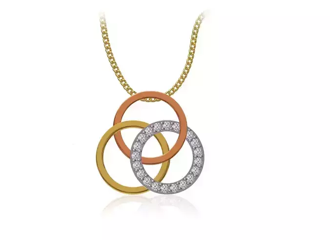 Women Unique Pendant STL JCD Details