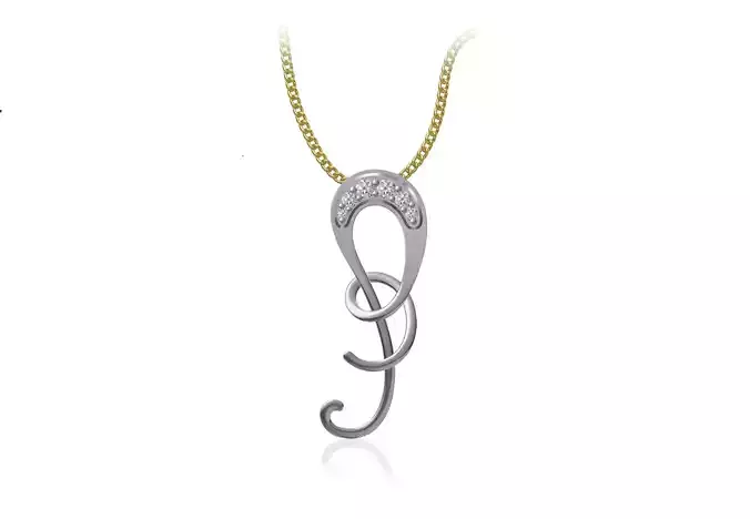 Women Unique Pendant STL JCD Details
