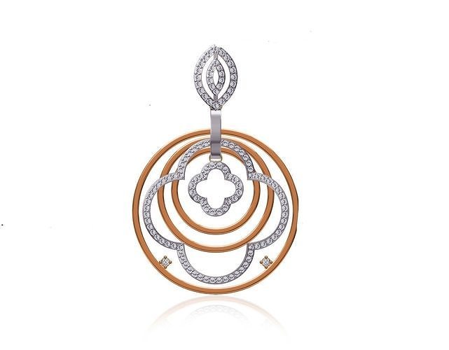 Women Unique Pendant STL JCD Details 3D print model