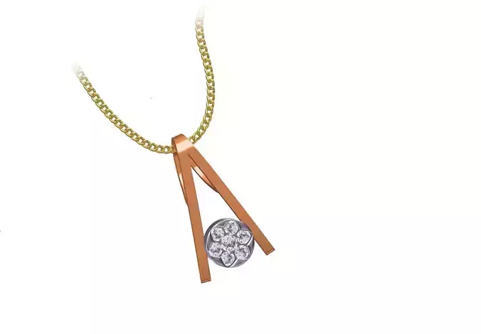 Women Unique Pendant STL JCD Details