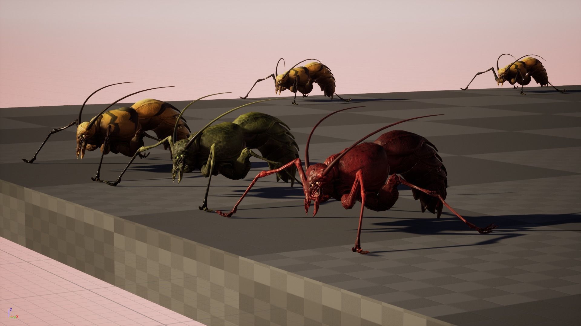 Cockroach1 Low-poly 3D model_28