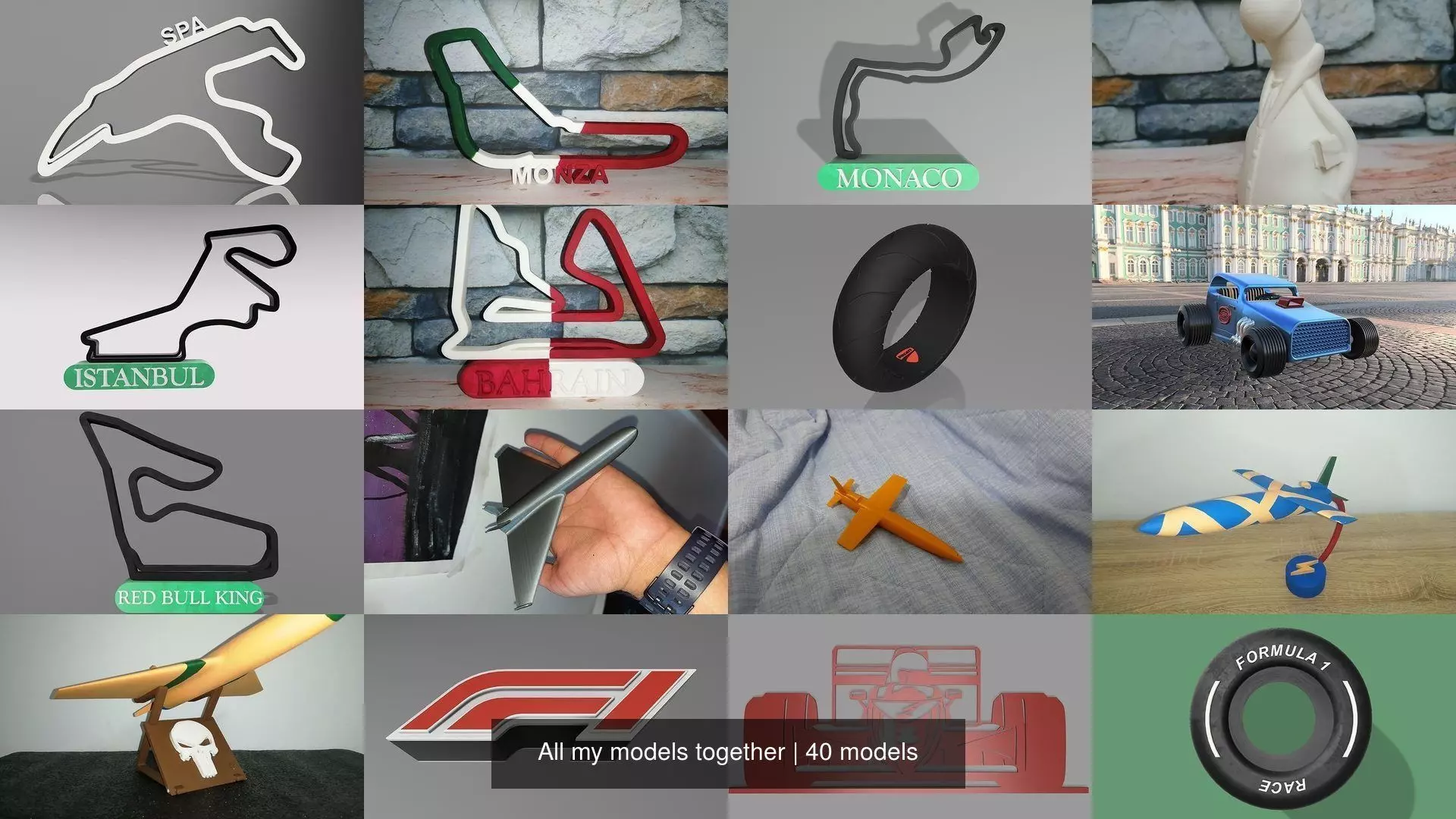 All my models together 3D Model Collection_0